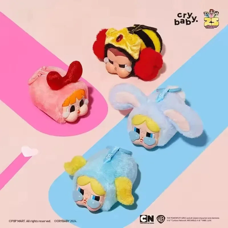 CRYBABY × Powerpuff Girls Series-Vinyl
Face Plush Blind Box